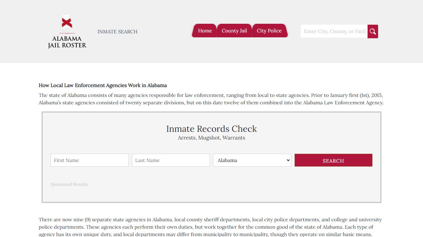 Perry County | Alabama Jail Inmate Search